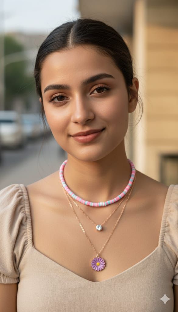 Multicoloured 3 line chains