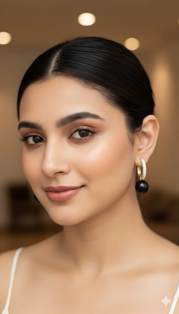 Ad stone stud colourful drop earrings