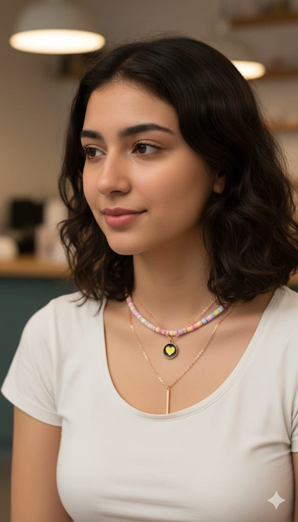 Multicoloured 3 line chains